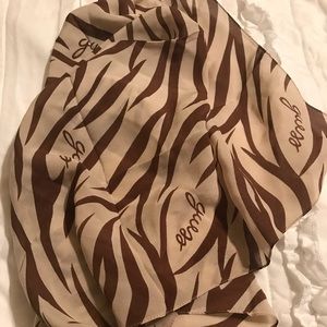 Guess brown and beige scarf